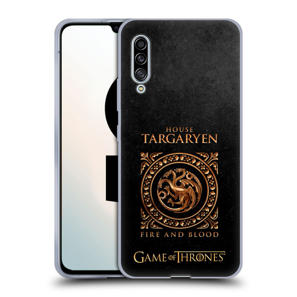 HBO Game of Thrones Metallic Sigils Targaryen Soft Gel Case for Samsung Galaxy A90 5G (2019)