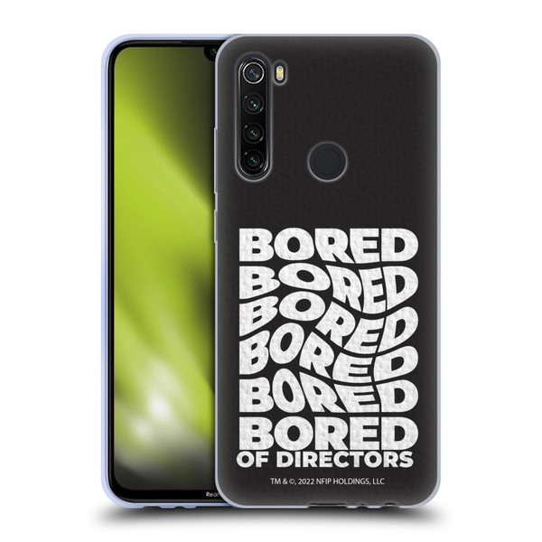 Bored of Directors Graphics Bored Soft Gel Case for Xiaomi Redmi Note 8T