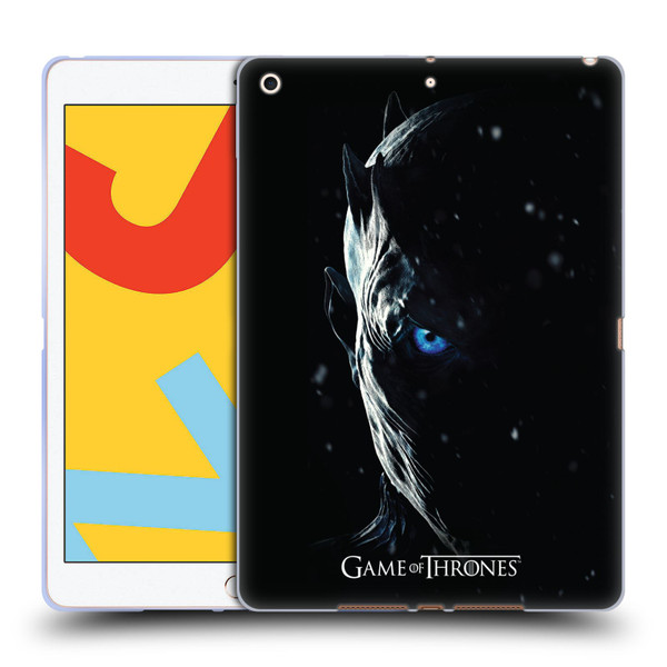 HBO Game of Thrones Season 7 Key Art Night King Soft Gel Case for Apple iPad 10.2 2019/2020/2021