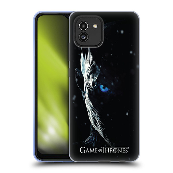 HBO Game of Thrones Season 7 Key Art Night King Soft Gel Case for Samsung Galaxy A03 (2021)