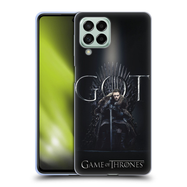HBO Game of Thrones Season 8 For The Throne 1 Jon Snow Soft Gel Case for Samsung Galaxy M53 (2022)