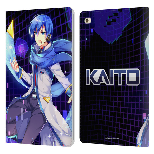 Hatsune Miku Characters Kaito Leather Book Wallet Case Cover For Apple iPad mini 4