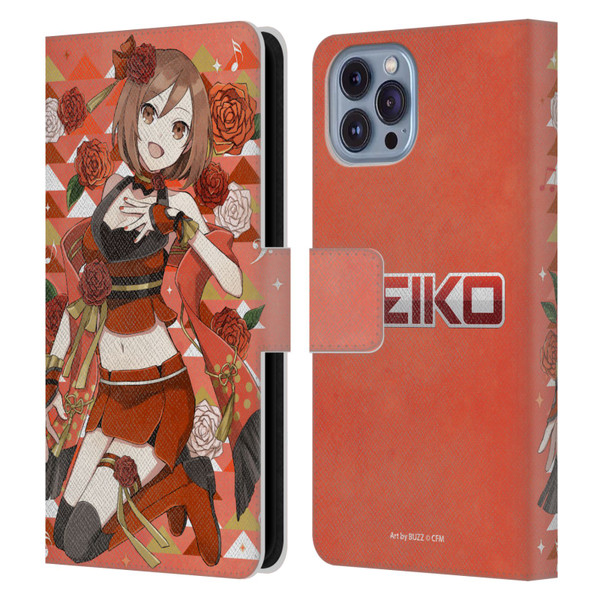 Hatsune Miku Characters Meiko Leather Book Wallet Case Cover For Apple iPhone 14