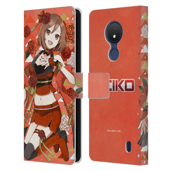 Hatsune Miku Characters Meiko Leather Book Wallet Case Cover For Nokia C21