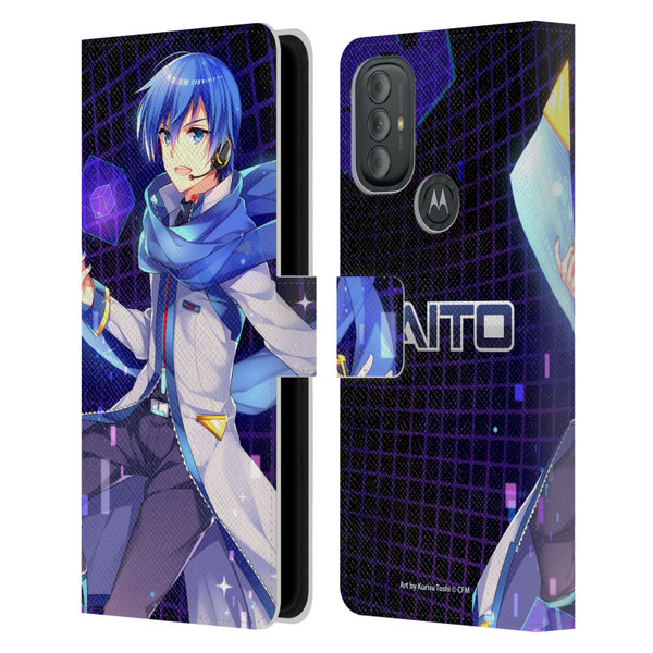 Hatsune Miku Characters Kaito Leather Book Wallet Case Cover For Motorola Moto G10 / Moto G20 / Moto G30