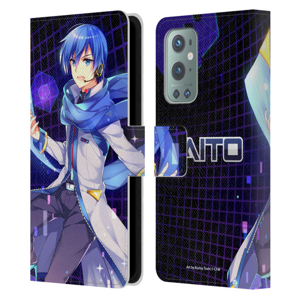 Hatsune Miku Characters Kaito Leather Book Wallet Case Cover For OnePlus 9