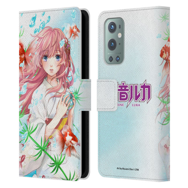 Hatsune Miku Characters Megurine Luka Leather Book Wallet Case Cover For OnePlus 9