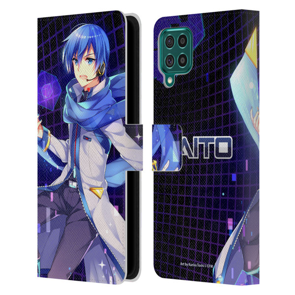 Hatsune Miku Characters Kaito Leather Book Wallet Case Cover For Samsung Galaxy F62 (2021)