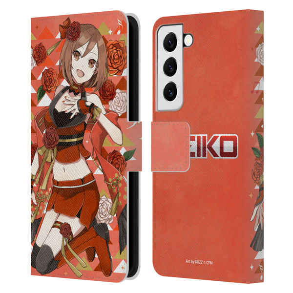 Hatsune Miku Characters Meiko Leather Book Wallet Case Cover For Samsung Galaxy S22 5G