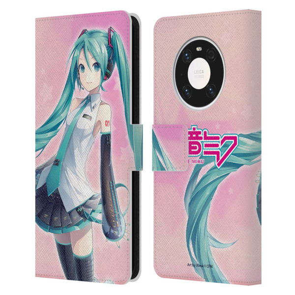Hatsune Miku Graphics Star Leather Book Wallet Case Cover For Huawei Mate 40 Pro 5G