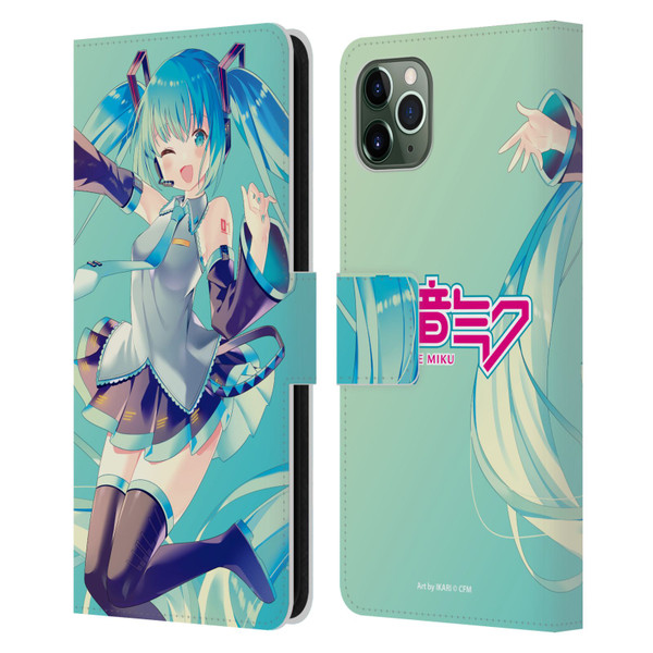 Hatsune Miku Graphics Sing Leather Book Wallet Case Cover For Apple iPhone 11 Pro Max