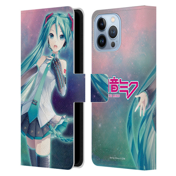 Hatsune Miku Graphics Nebula Leather Book Wallet Case Cover For Apple iPhone 13 Pro Max