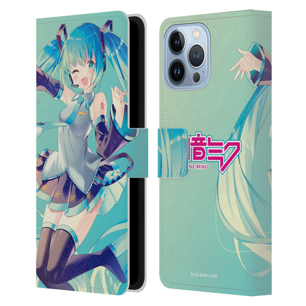 Hatsune Miku Graphics Sing Leather Book Wallet Case Cover For Apple iPhone 13 Pro Max
