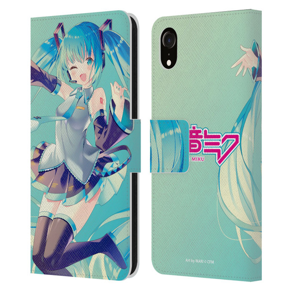 Hatsune Miku Graphics Sing Leather Book Wallet Case Cover For Apple iPhone XR