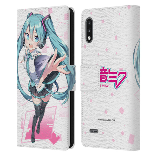 Hatsune Miku Graphics Cute Leather Book Wallet Case Cover For LG K22