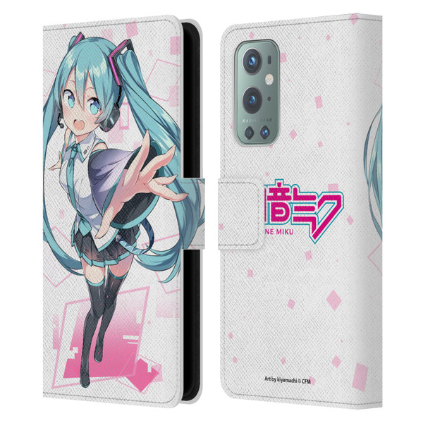 Hatsune Miku Graphics Cute Leather Book Wallet Case Cover For OnePlus 9
