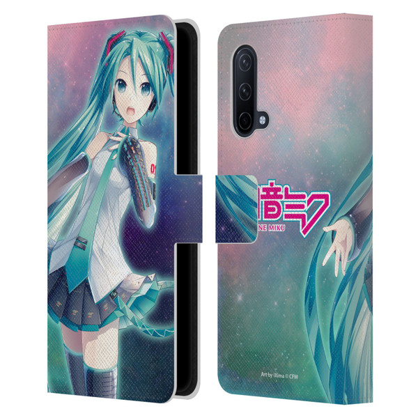 Hatsune Miku Graphics Nebula Leather Book Wallet Case Cover For OnePlus Nord CE 5G