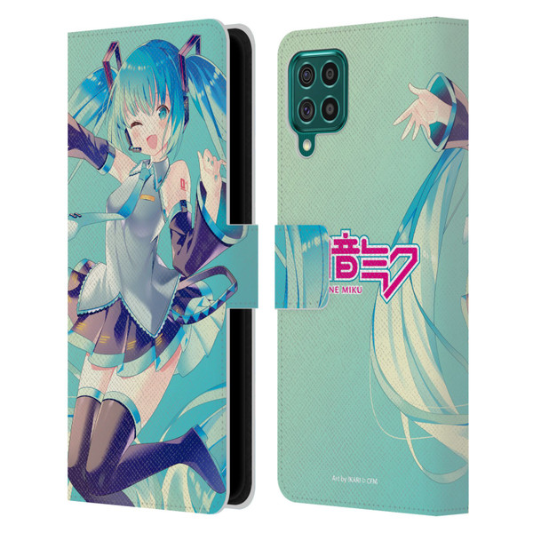 Hatsune Miku Graphics Sing Leather Book Wallet Case Cover For Samsung Galaxy F62 (2021)