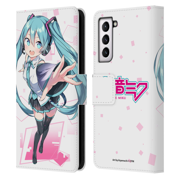 Hatsune Miku Graphics Cute Leather Book Wallet Case Cover For Samsung Galaxy S21 5G