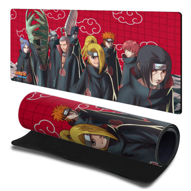 Naruto Shippuden Graphic Art Akatsuki Gaming Office Desk PC Keyboard ...