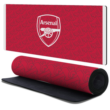 Arsenal FC 2025/26 Kit Home Gaming Office Desk PC Keyboard Mouse Mat ...
