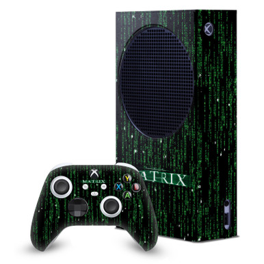 The Matrix Key Art Codes Game Console Wrap and Game Controller Skin ...