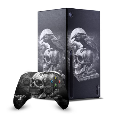 Alchemy Gothic Gothic Poe's Raven Game Console Wrap and Game Controller ...