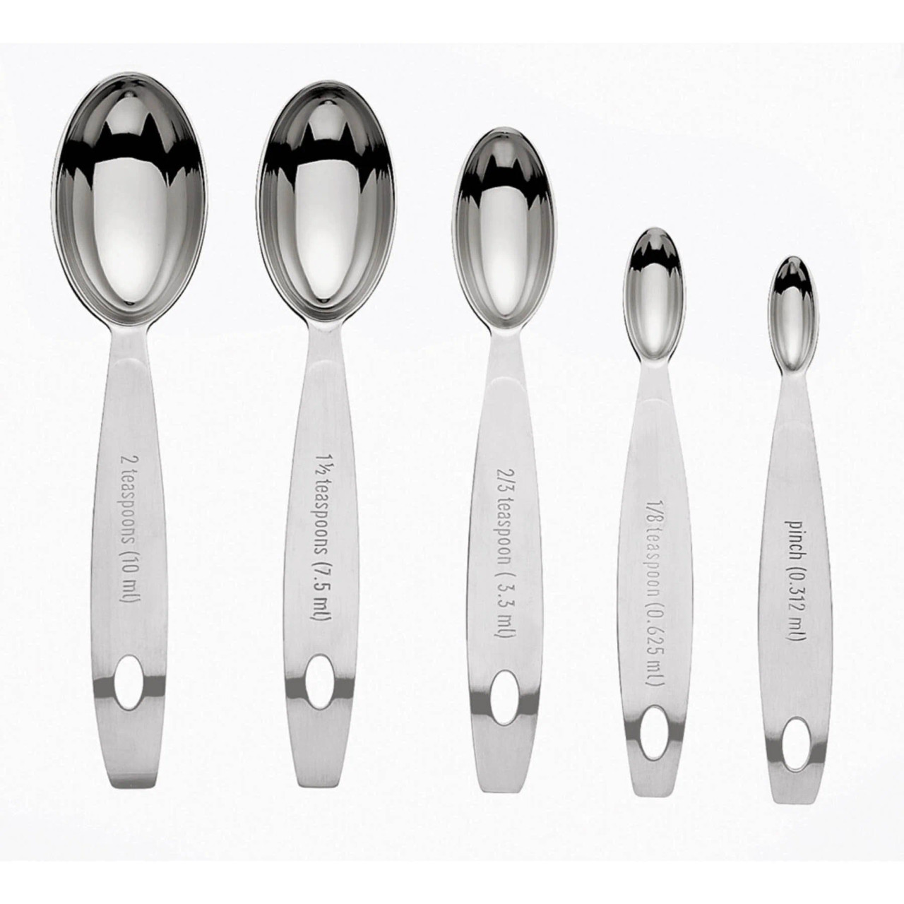 Cuisipro Stainless Steel Odd Size Measuring Spoons - Cooks of