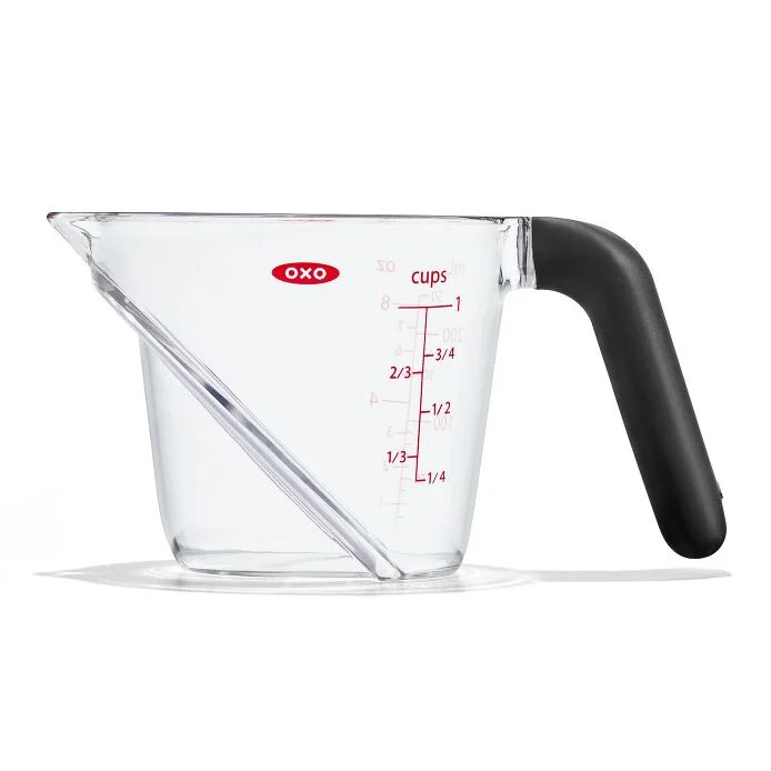 バーベキュー・調理用品 asimocrafts XrossCup_A half OXO 1 Cup Angled Measuring Cup - Cooks of Crocus Hill