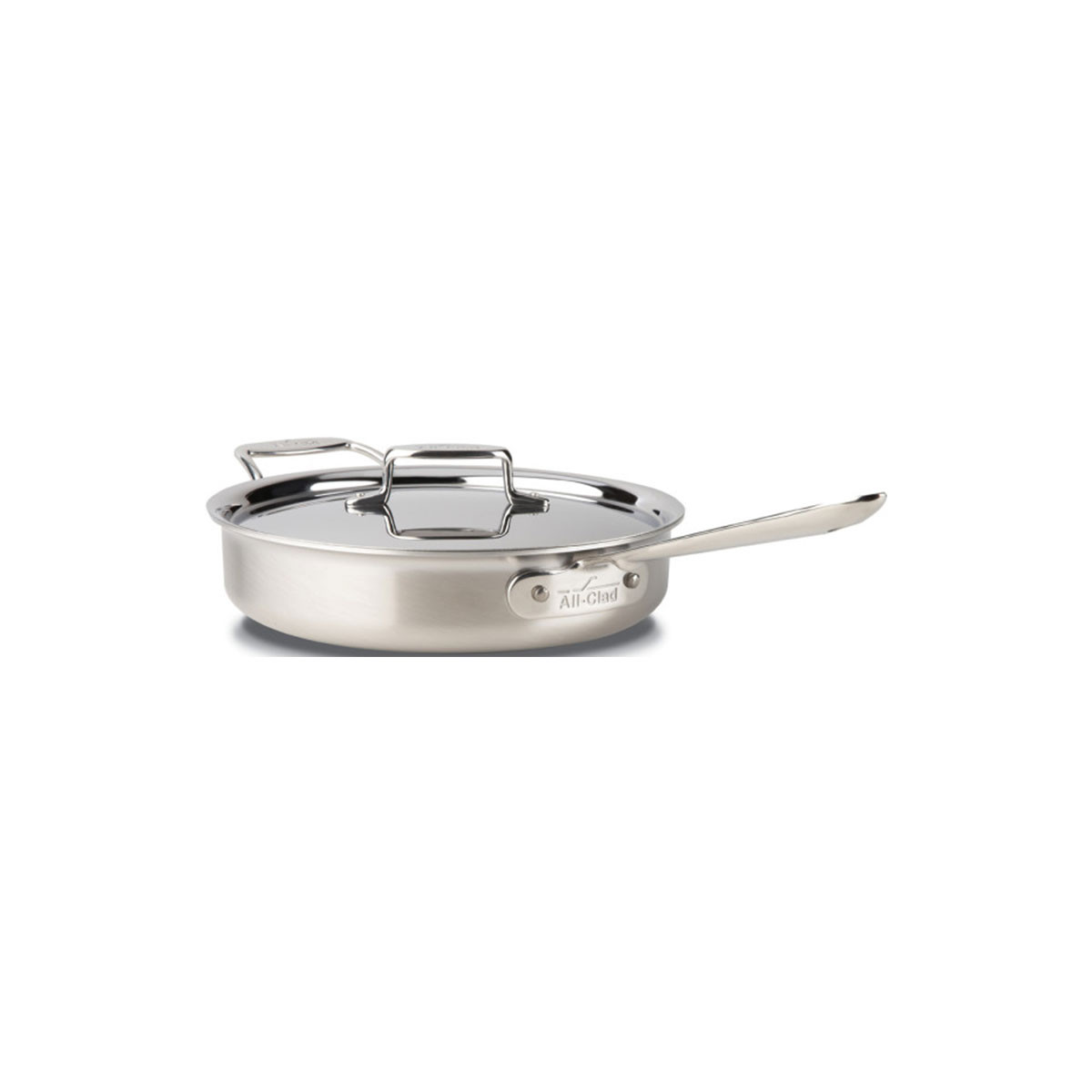All-Clad D5 ステンレススチール 片手鍋 All-Clad D5 Stainless Steel 3 qt. Covered Sauté Pan - Cooks of