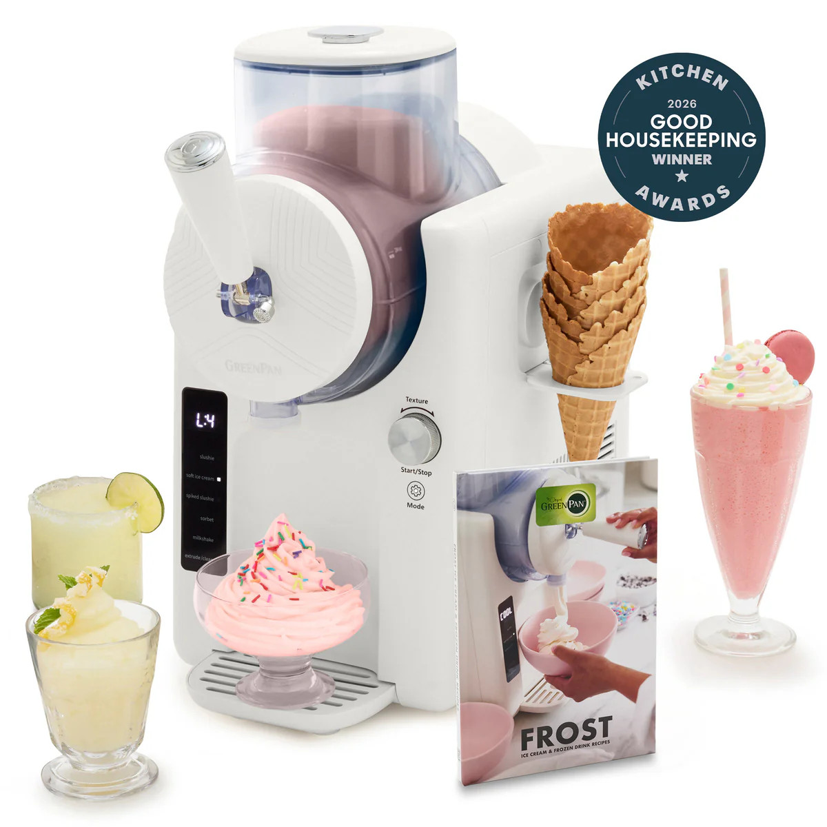 GreenPan Frost 15-in-1 Ice Cream & Frozen Drink Maker - Cooks of