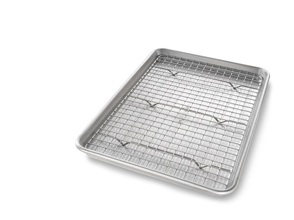 USA Pan Jelly Roll Pan with Cooling Rack - Thumbnail 5