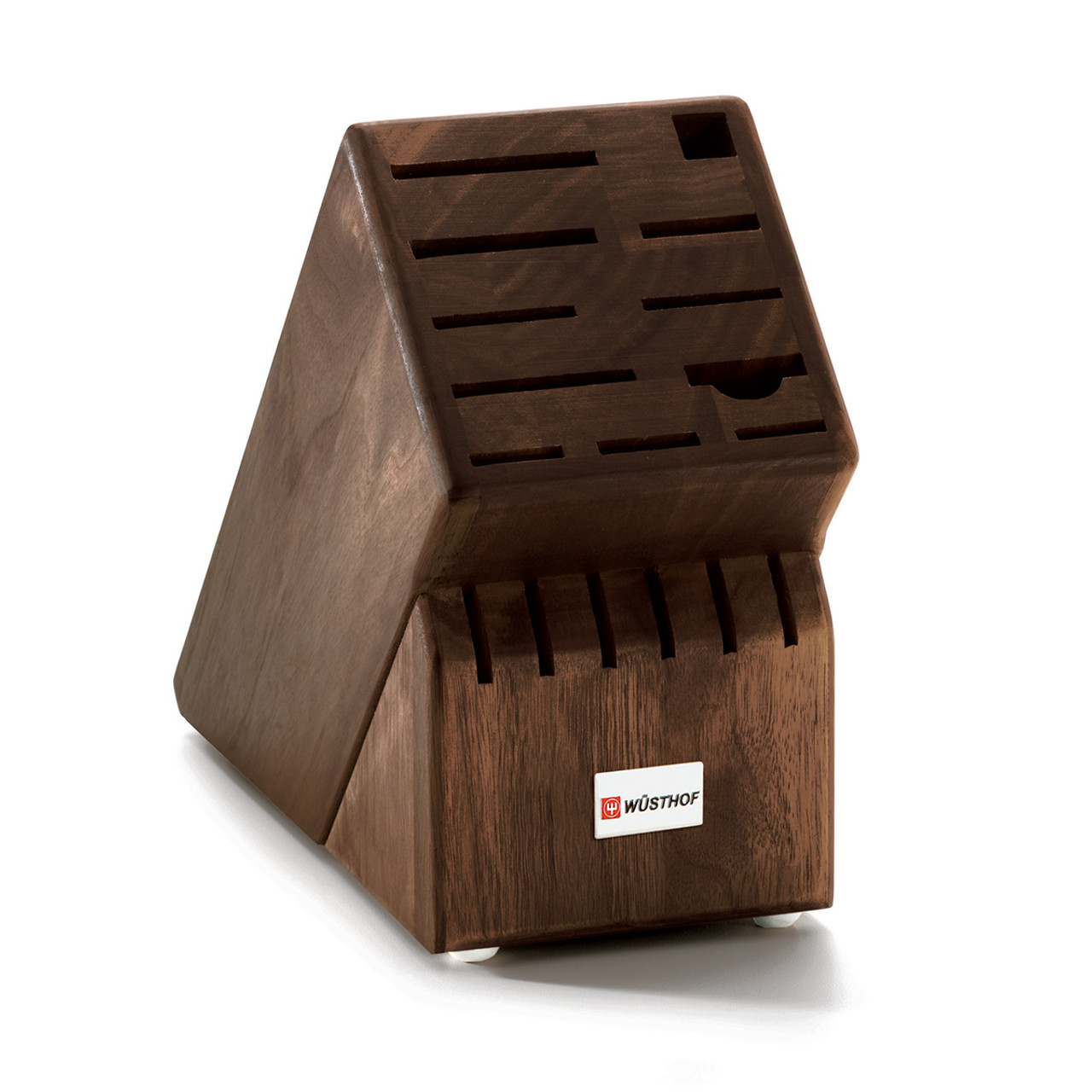 Wusthof Walnut 17 Slot Knife Storage Block Cooks Of Crocus Hill