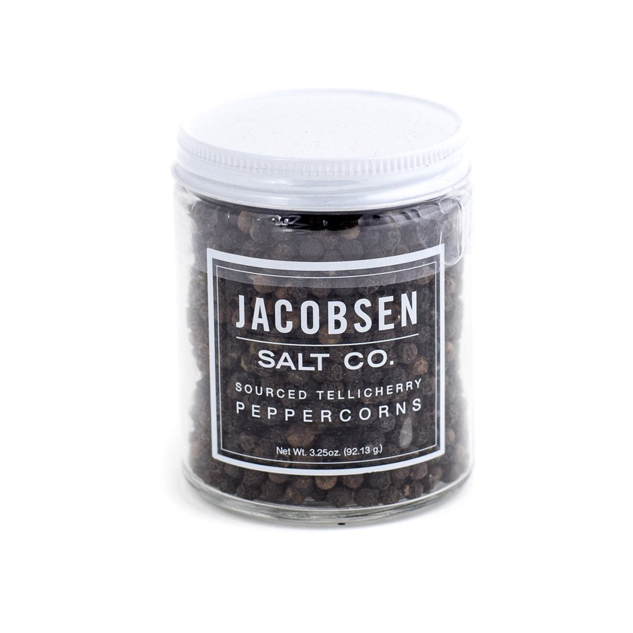 Jacobsen Salt Co. Tellicherry Peppercorns Grinder