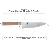Shun Classic Blonde Chef's Knife - 8"