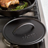 Lodge Round Seasoned Cast Iron Grill Press
