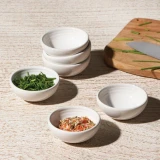 Le Creuset White Pinch Bowl - Set of six 