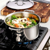 All-Clad D3 Stainless Steel 8 qt. Covered Stockpot