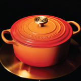 Le Creuset 7.25 qt. Round Oven - Flamme Dorée