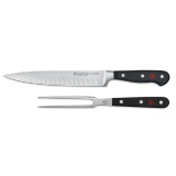 Wüsthof Classic 2-Piece Hollow Edge Carving Set