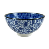 Kusabana Karakusa Porcelain Rice Bowl