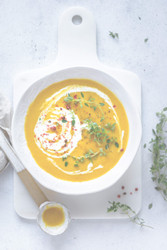 Recipe: Roasted Butternut Squash & Pomegranate Molasses Soup