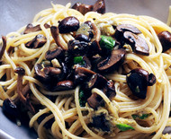 Recipe: Simple Garlic Butter Pasta with Pioppini Mushrooms
