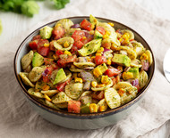 Recipe: Grilled Corn-Avocado Pasta Salad