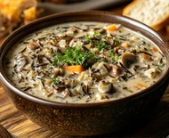 Recipe: Minnesota Wild Rice Soup with Mushrooms