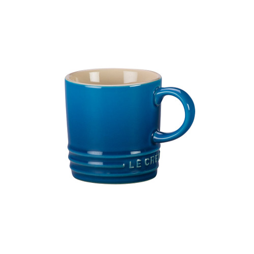Le Creuset Stoneware Espresso Mug, 100 ml-Coastal Blue, Sea
