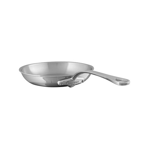 Mauviel 1830 M'Cook 5-Ply Frying Pan With Cast Stainless Steel Handle, 7.9 In,