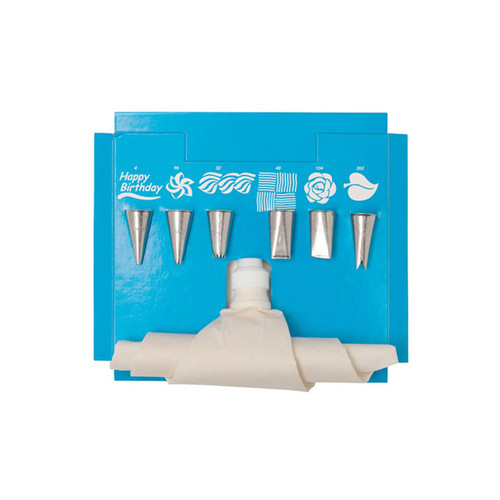 Ateco 8-Piece Decorating Set with Flex Bag