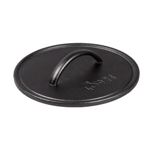 Lodge Round Seasoned Cast Iron Grill Press