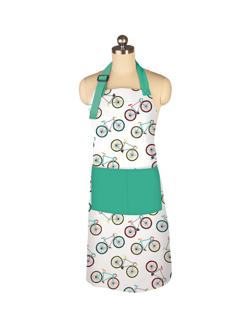 Designer Chef Apron - Cycling
